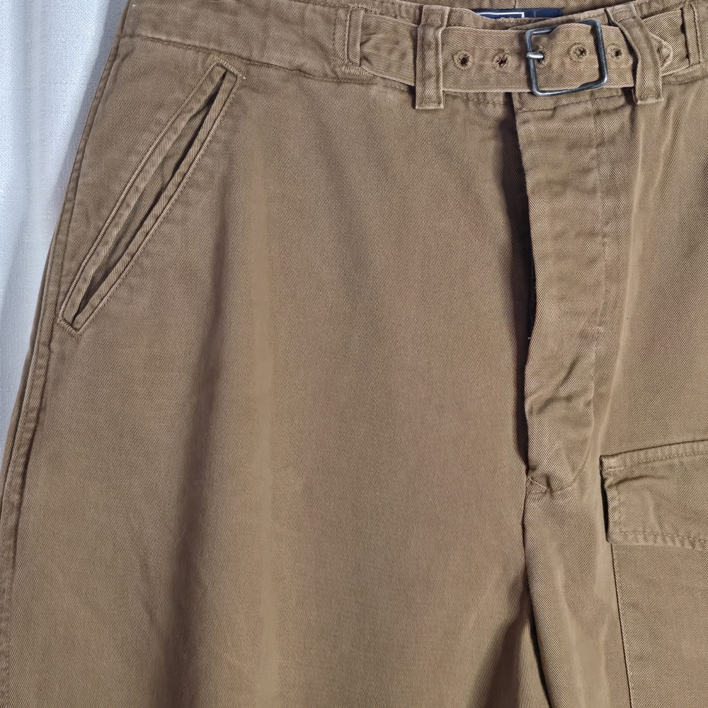 Polo Ralph Lauren Vintage Rare Men's Tan Cargo Pants Size 31/32 Military Style - Picture 7 of 12